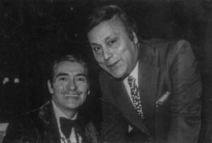 Jorge Hidalgo con Juan Carlos Cobos